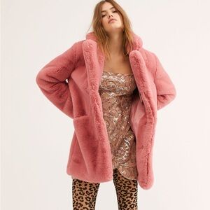 APPARIS Free People Sophie Faux Fur Coat